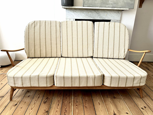 Ercol 203 seater sofa beige - ercol, 3-seater