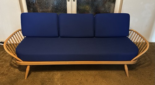 Vintage ercol elm studio couch - ercol,